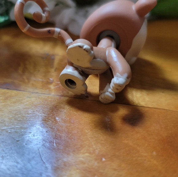 Littlest Pet Shop LPS #1450 Monkey Brown Cream Blue Eyes 2007 - Picture 9 of 12